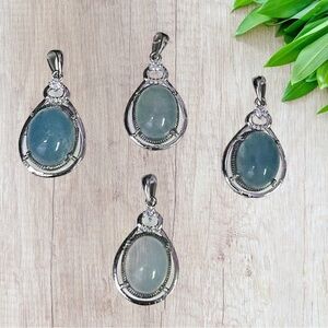 Aquamarine Crystal Pendant